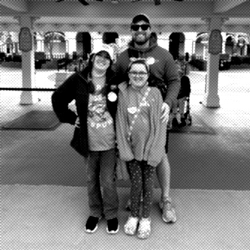 Our Family at the entrance of Dollywood